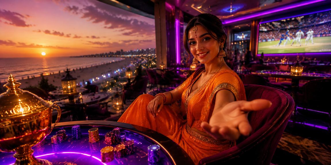 Close-up of slot machine reels with Indian theme